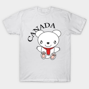 Happy Canadian Polar Bear T-Shirt